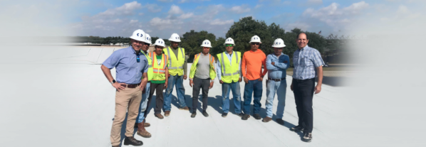 CIMA Contractors LLC team in branded hats, delivering reliable storm damage repair and roofing services